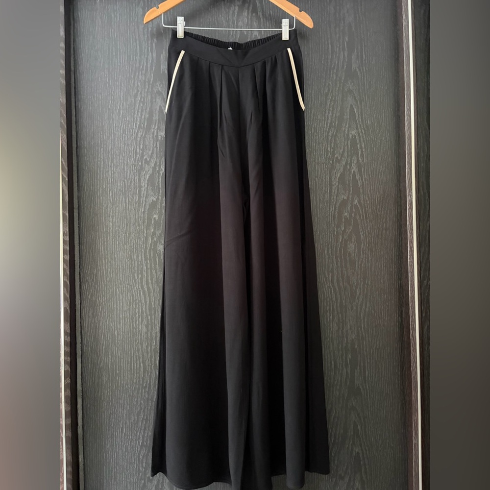 Sienna Sky Black Wide Leg Pants